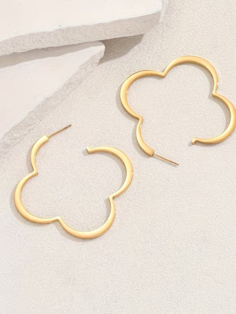 18 KT Gold Over Titanium Earrings